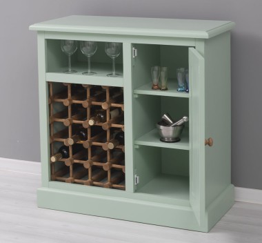 Small bar furniture with winerack