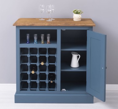 Small bar furniture with winerack