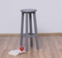 Bar stool with round top