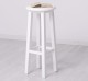 Bar stool with round top