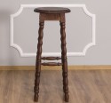 Bar stool with turned legs