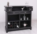 Bar with wine rack