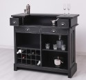 Bar with wine rack