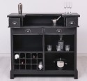 Bar with wine rack