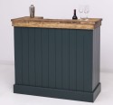 Bar counter with vertical stripes 120 cm