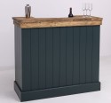 Bar counter with vertical stripes 120 cm