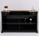 Bar counter with vertical stripes 180 cm