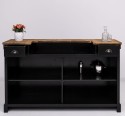 Bar counter with vertical stripes 180 cm