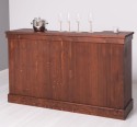 Bar counter with vertical stripes 180 cm