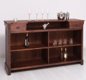 Bar counter with vertical stripes 180 cm