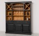 Bar furniture with support for glasses and bottle holder