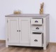 PS240-TOP OAK Kitchen cabinet with 2 doors, 3 drawers, oak top