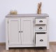 PS240-TOP OAK Kitchen cabinet with 2 doors, 3 drawers, oak top