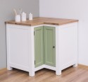 Corner furniture for kitchen 98x98x90cm, oak top