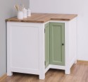 Corner furniture for kitchen 98x98x90cm, oak top