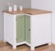 Corner furniture for kitchen 98x98x90cm, oak top