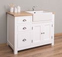 Kitchen furniture with 2 doors, 3 drawers, oak top - sink is not included in the price