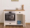 Kitchen furniture for oven and stove