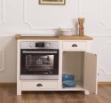 Kitchen furniture for oven and stove