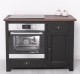 Kitchen furniture for oven and stove oak top