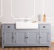 Kitchen furniture with double sink