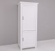 Kitchen module for built-in refrigerator with 2 doors