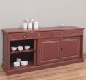 Buffet with 3 sliding doors, 3 drawers, BAS