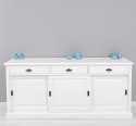 Buffet with 3 sliding doors, 3 drawers, BAS