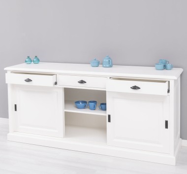 Buffet with 3 sliding doors, 3 drawers, BAS