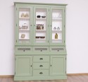 2-door sideboard, 3 drawers, 3 compartments with BAS glass door + 3 SUP glass doors