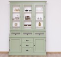 2-door sideboard, 3 drawers, 3 compartments with BAS glass door + 3 SUP glass doors