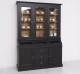 2-door sideboard, 3 drawers, 3 compartments with BAS glass door + 3 SUP glass doors