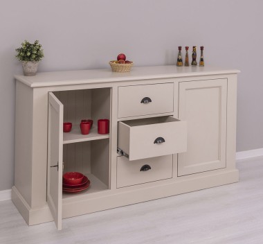 Buffet with 2 doors, 3 drawers, BAS