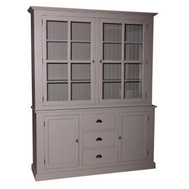 2-door sideboard, 3 BAS drawers + 2 SUP glass doors