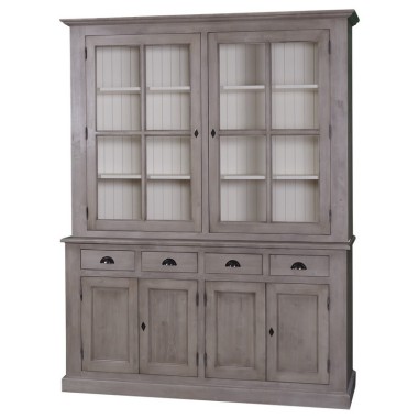 4-door sideboard, 4 drawers BAS + 2 large glass doors SUP