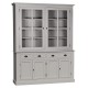 4-door sideboard, 4 drawers BAS + 2 large glass doors SUP