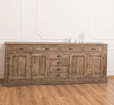 4-door sideboard, 8 drawers, BAS