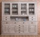 4-door sideboard, 8 drawers + 4 glass doors BAS, 4 drawers, open space SUP