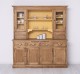 4-door sideboard, 4 drawers + 2 glass doors BAS, 4 drawers, open space SUP