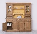 4-door sideboard, 4 drawers + 2 glass doors BAS, 4 drawers, open space SUP