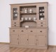 4-door sideboard, 4 drawers + 2 glass doors BAS, 4 drawers, open space SUP