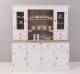 4-door sideboard, 4 drawers + 2 glass doors BAS, 4 drawers, open space SUP