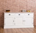 Buffet 3 doors, 3 drawers, oak top, BAS