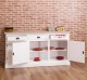 Buffet 3 doors, 3 drawers, oak top, BAS