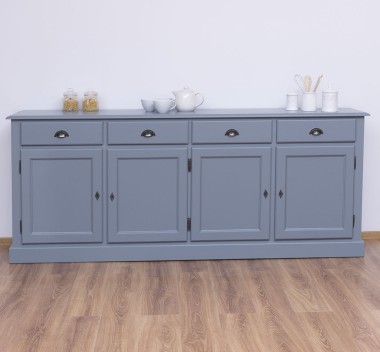 4-door sideboard, 4 drawers, BAS