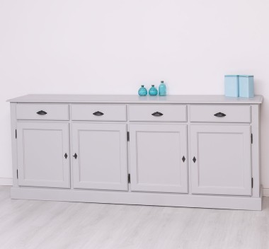 4-door sideboard, 4 drawers, BAS