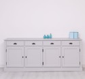 4-door sideboard, 4 drawers, BAS