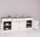 4-door sideboard, 4 drawers, BAS