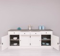 4-door sideboard, 4 drawers, BAS