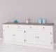 4-door sideboard, 4 drawers, BAS